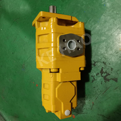 Pompe hydraulique de chat de boeuf jaune de dérapage/structure compacte en aluminium de pompe à engrenages
