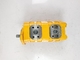 Pompes à engrenages personnalisées CBGJ1032+1032R(2+2)13T Pompes hydrauliques à double engrenage Komatsu