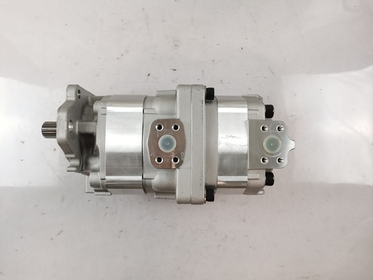 La pompe à engrenages hydrauliques KOMATSU LOADER 705-56-34100 SAR3-80+63-WA420-1C