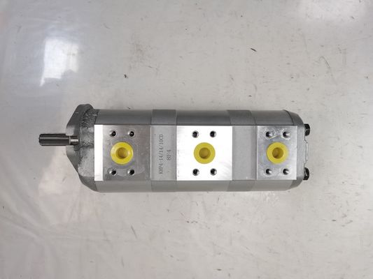 Pompe à engrenages hydrauliques haute performance KHP4-14+14+10CD avec 11 kW de puissance 1060lpm de débit et 160kPa-250kPa de pression Machines agricoles Parties hydrauliques