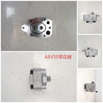 Pompe à engrenages hydraulique à cylindrée de 280 cm³ A8V55, courroie cannelée, avec pression de service de 200 bars et garantie d'un an