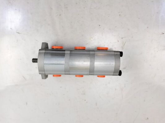 Pompes à engrenages hydrauliques 12+12+12 10T L Matériaux en alliage de fer et d'aluminium