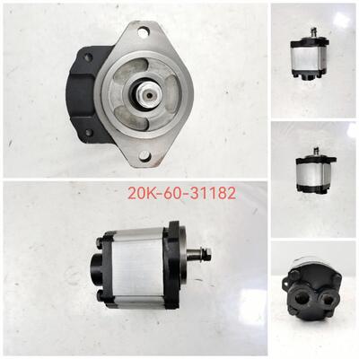 Pompes à engrenages hydrauliques 20K-60-31182 Matériaux alliés de fer et d'aluminium de haute qualité