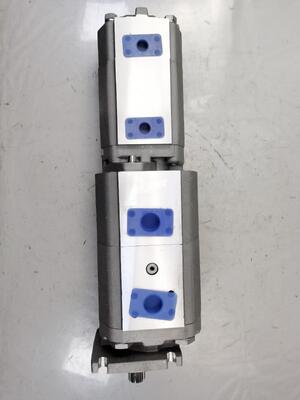 Pompes à engrenages hydrauliques à 4 étages 80+80+40+8 Matériaux en alliage de fer et d'aluminium de haute qualité