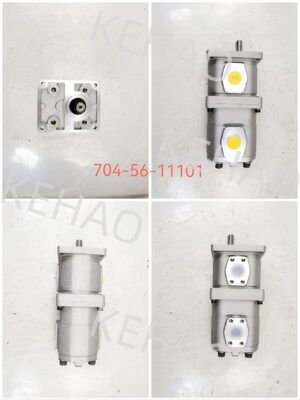 Pompes à engrenages hydrauliques Pompes à engrenages pour machines lourdes Pompes à huile pour appareils de direction et de puissance Numéro de pièce 704-56-11101 Alliage d'aluminium