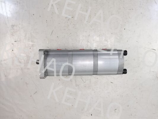 Pompe à engrenages hydraulique à 3 étages 307012-8160 (14+14+14) Haute qualité Matériaux en alliage de fer et d'aluminium Gamme pour machines de construction Fourniture d'usine de pièces de rechange hydrauliques