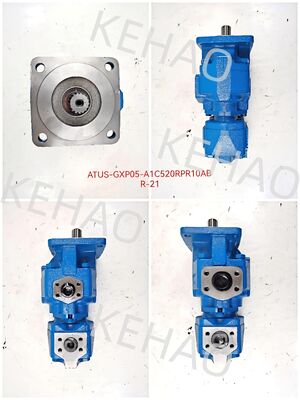 ATUS-GXP05-A1C520RPR10ABR-21 pour l'Amérique Parker GXP10 GXP1 GXP0 GXPP GXP05 Série GXP2 Matériau en alliage d'aluminium Garantie d'un an pour chargeuse sur pneus 85ZA 85ZIV 90ZIV Pompe à engrenages / Pompe à vitesse variable