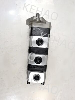 Pompes à engrenages hydrauliques de haute qualité CBKSL2-G25+G16+G16-A1T11Φ13L Pompes à engrenages personnalisables OEM en acier inoxydable Garantie d'un an