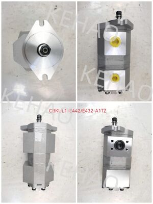 Pompe à engrenages CBKUL1-E442+E432-A1TZ pompe à huile de direction et de puissance de haute qualité Pièces de rechange hydrauliques utilisées dans les machines Komatsu