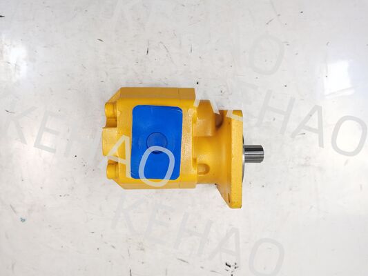 JHP2063L Pompe de bulldozer 6T en fonte d'alliage d'aluminium, pompes à engrenages hydrauliques, couleur jaune, débit nominal 200 pour CAT