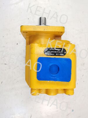 JHP3166L 6T/ JHP2063L 6T Pompe de bulldozer Fonte Alliage d'aluminium Matériau Pompes à engrenages hydrauliques Couleur jaune Débit 200 pour CAT