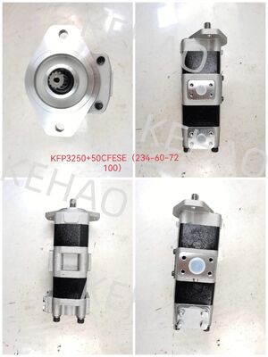 Pompe à engrenages hydraulique référence KFP3250+50CFESE (234-60-72100) Pompe à engrenages de haute qualité pour machines lourdes Pompe à huile pour engrenages de qualité industrielle haute pression