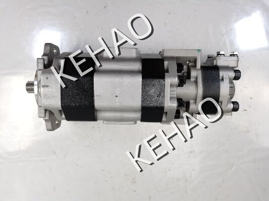 Personnaliser Kawasaki pompe à engrenages hydrauliques 44083-36750 Matériaux en alliage de fer et d'aluminium pompe à transfert d'huile SDR ((30) 63+50+SBR6 pour les machines agricoles
