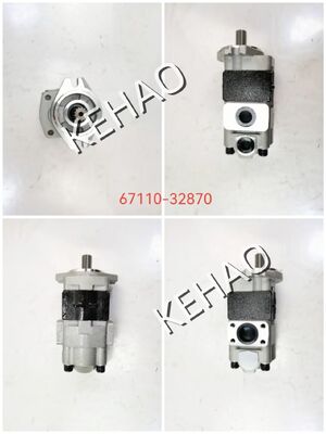 Pompes à engrenages hydrauliques de la série 67110 67110-32870/67110-30550 huile d'engrenage haute pression de qualité industrielle remplacement hydraulique pour équipement de construction