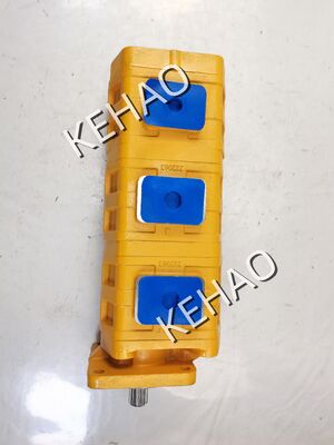 Pompe à engrenages pour excavatrice CBGJ2063+2063 Pompe hydraulique à engrenages en fonte Pompe à engrenages externe à engrenages moyens et haute pression à haut débit