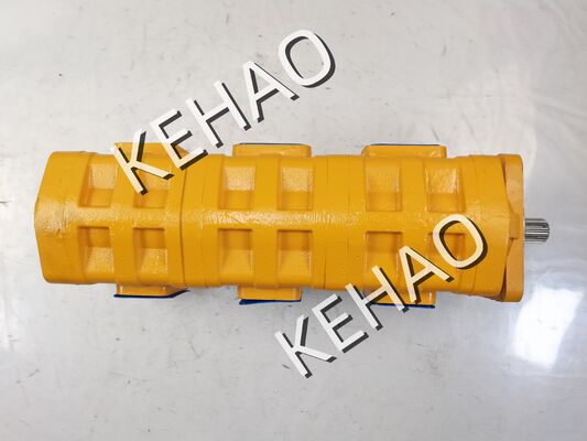 Pompe à engrenages pour excavatrice CBGJ2063+2063 Pompe hydraulique à engrenages en fonte Pompe à engrenages externe à engrenages moyens et haute pression à haut débit