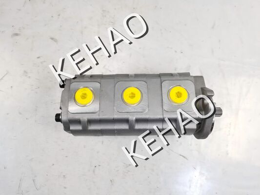 KRP Hydraulic Gear pump KRP4-12+12+9CC Cast Iron  Aluminum alloy One Year Warranty Gear pump for Excavator Steering device Variable pump