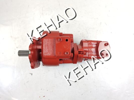 Pompe à engrenages hydraulique KYB personnalisée KYB5171+KFR4-17L Taille (53MM+47MM) Grade industriel Huile hydraulique de remplacement Fourniture d'usine