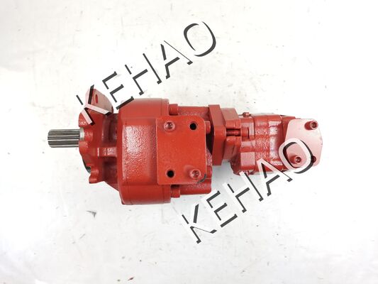 Pompe à engrenages hydraulique KYB personnalisée KYB5171+KFR4-17L Taille (53MM+47MM) Grade industriel Huile hydraulique de remplacement Fourniture d'usine