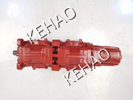 Pompe à engrenages hydraulique NABCO Pompe à engrenages NABCO-15TLC-4(56+50-A1-12) en alliage de fer et d'aluminium de qualité industrielle Remplacement de pompe à huile à engrenages pour excavatrices et engins lourds