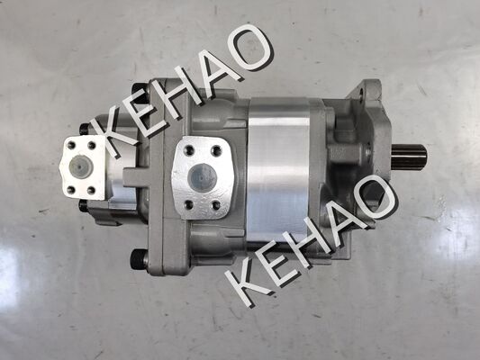 Personnalisez la pompe à engrenages hydraulique SAL80 + 16-16T Remplacement de la pompe hydraulique à huile pour engrenages de qualité industrielle à grande vitesse à 2 étages pour le matériel de construction