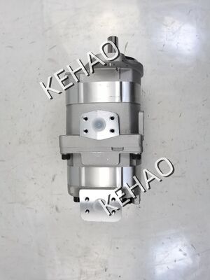 Pompes à engrenages hydrauliques de série SAR2 SAR2-28+28 Matériaux en alliage de fer et d'aluminium Certification de pompe à transfert d'huile pour Komatsu