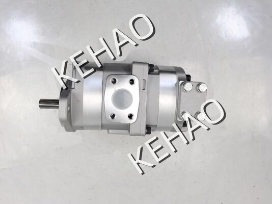 Pompes à engrenages hydrauliques de série SAR2 SAR2-28+28 Matériaux en alliage de fer et d'aluminium Certification de pompe à transfert d'huile pour Komatsu