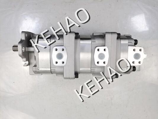 Personnaliser pompe à engrenages hydrauliques SAR3-56+56+25-14T 3 étapes à grande vitesse de qualité industrielle pompe à engrenages hydrauliques SAR1 SAR2 SAR3 Remplacement pour excavatrice