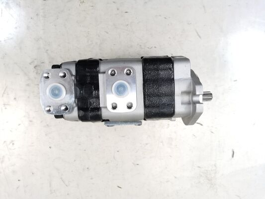 Pompe à engrenages hydraulique 23A-60-11102/KFP4-27+17 R 10T Pompe à huile à engrenages de qualité industrielle Matériau en alliage Pièces de rechange hydrauliques de rechange Garantie d'un an