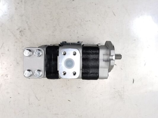 Pompe à engrenages hydraulique 23A-60-11102/KFP4-27+17 R 10T Pompe à huile à engrenages de qualité industrielle Matériau en alliage Pièces de rechange hydrauliques de rechange Garantie d'un an
