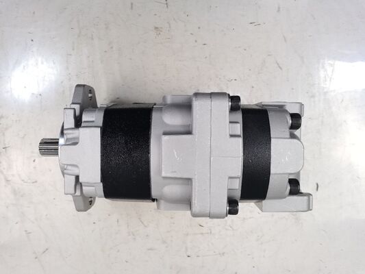 Pompe à engrenages hydraulique 23A-60-11102/KFP4-27+17 R 10T Pompe à huile à engrenages de qualité industrielle Matériau en alliage Pièces de rechange hydrauliques de rechange Garantie d'un an
