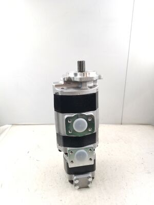 Pompe à engrenages hydraulique Kawasaki 90ZV-5 44083-61860/SDL30-71.4+50.4+（20） Pièces de rechange hydrauliques en fonte pour équipement de chargeuses sur pneus
