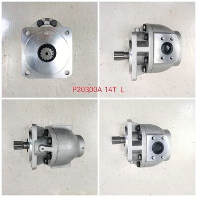 Pompe à engrenages hydraulique pour chariots élévateurs P20300A avec 14 dents en fonte et alliage d'aluminium Pompe de transfert d'huile Pièces de rechange pour machines lourdes Personnalisable OEM ODM