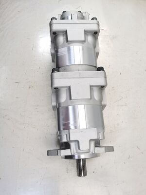 Pompe à engrenages hydraulique Komatsu Pompe SAR3-90+90+(1)20 Moteur hydraulique Alliage d'aluminium et de fonte Pompe à huile Pièces de rechange hydrauliques Source d'alimentation pour machines lourdes Certification