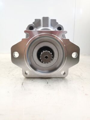 Pompe à engrenages hydraulique Komatsu Pompe SAR3-90+90+(1)20 Moteur hydraulique Alliage d'aluminium et de fonte Pompe à huile Pièces de rechange hydrauliques Source d'alimentation pour machines lourdes Certification