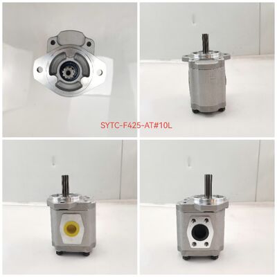 Pompes à engrenages personnalisables SYTC Série SYTC-F425-ATΦ10L Pompes hydrauliques de transfert d'huile Machinerie de chargement de chargeur alliage de fonte et d'aluminium Garantie d'un an Fourniture d'usine