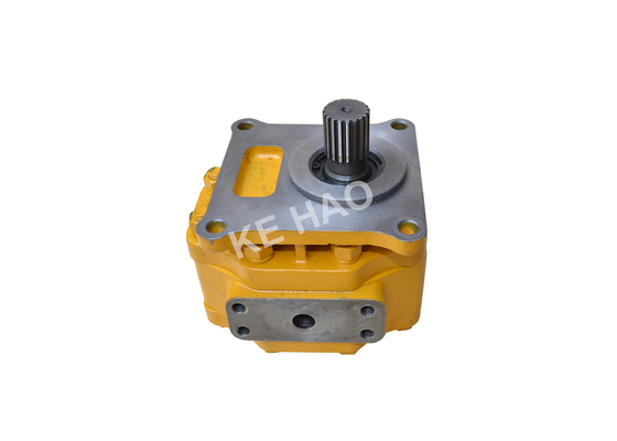 07436-72202 la pompe de bouteur de 07436-72203 D80A-21 D80A-18 D80P-18/les pompes à engrenages hydrauliques de fonte argentent la couleur