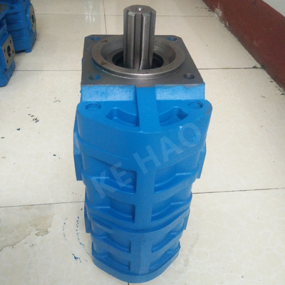 CBGJ doublent la pompe à engrenages originale compacte bleue de cannelure de couverture de place de pompe pour machiner les machines et le véhicule