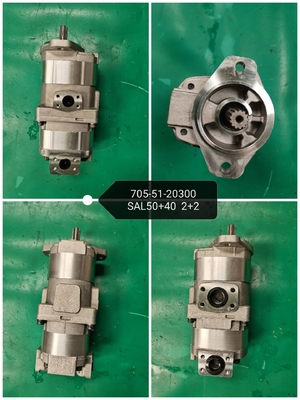 705-51-20300 POIDS des chargeurs WA250 de roue de pompe à engrenages de SAL50+40 2+2 KOMATSU : 13,922 kilogrammes