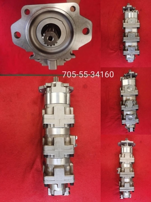 705-55-34160 poids de la pompe à engrenages de chargeur de roue de KOMATSU WA300 WA320 : 45,3 kilogrammes